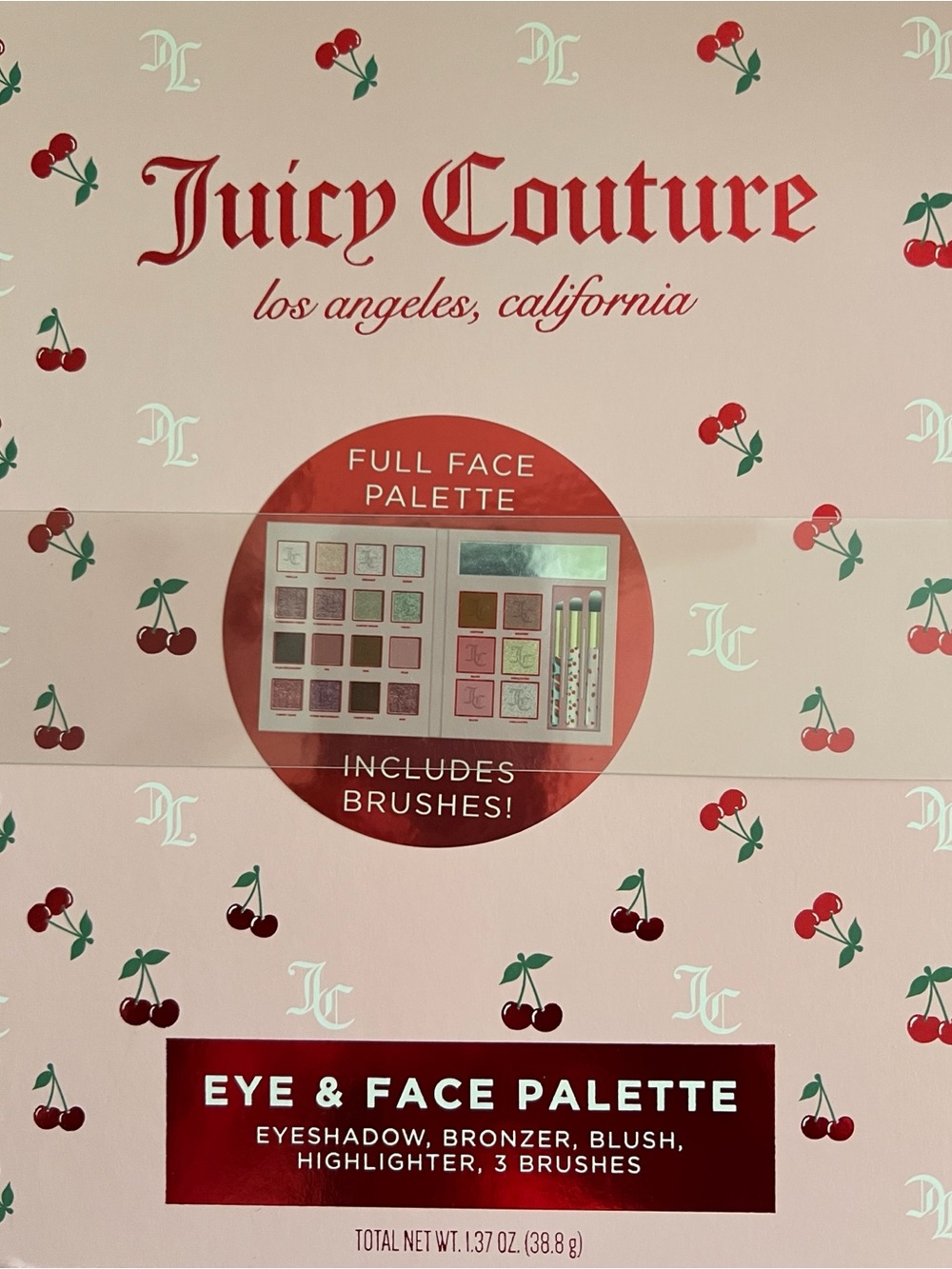 Juicy Couture Eye & Face Palette Full Face Palette Includes Brushes NWT